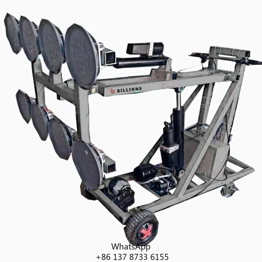 Large Windows, Shopfronts, Atria, Curtain Walls Glass Stone Marble Lifting Installation Robot