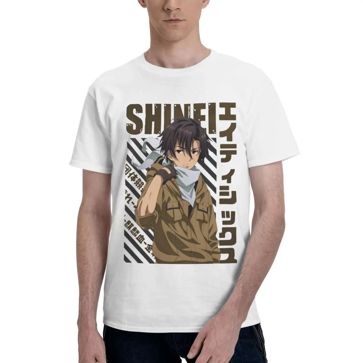Eighty Six 86 Anime Shinei Nouzen T Shirts Graphic Y2K Gifts O-neck Men Women Tshirt Clothing