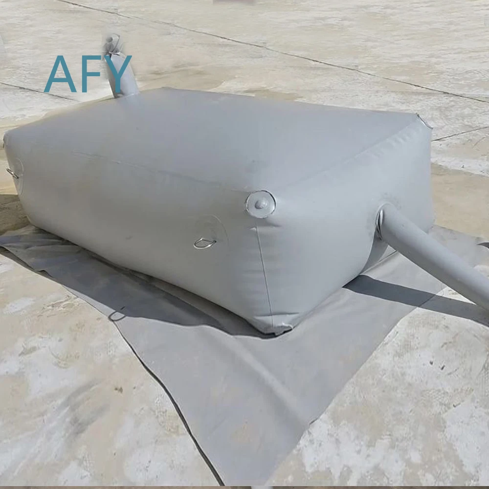 Foldable PVC Tarp Gray Water Bag for Portable Camping Outdoor Use Water Storage Tank for RV Boat Trailer Caravan Emergency