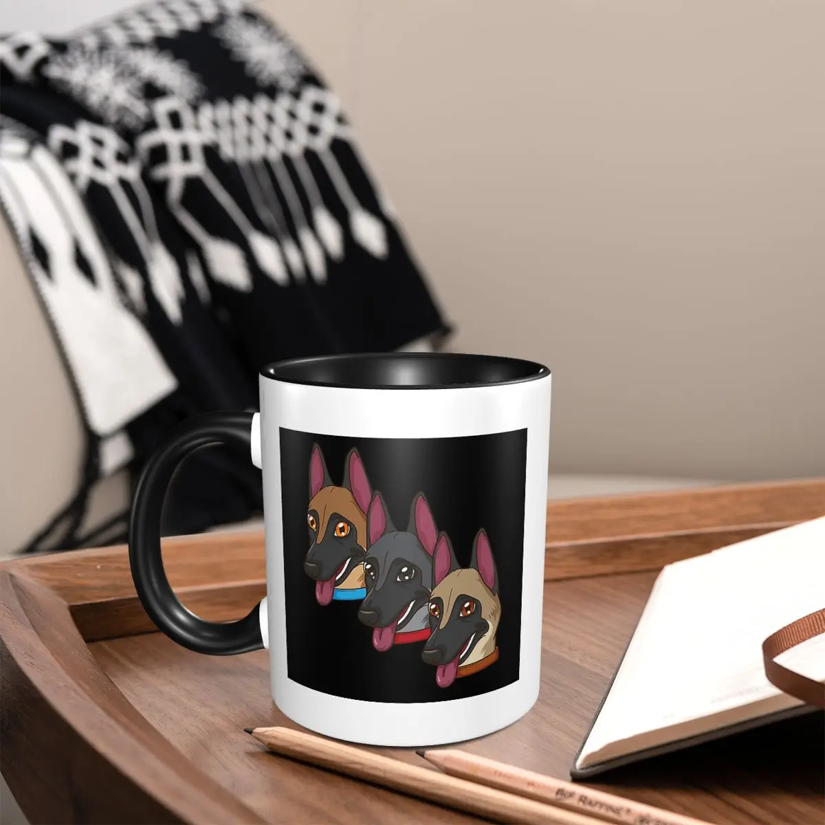 

Бельгийская овчарка, кружка Малинуа, забавные керамические кофейные чашки, чайные кружки, чашка для молока, посуда для напитков, подарки для друзей