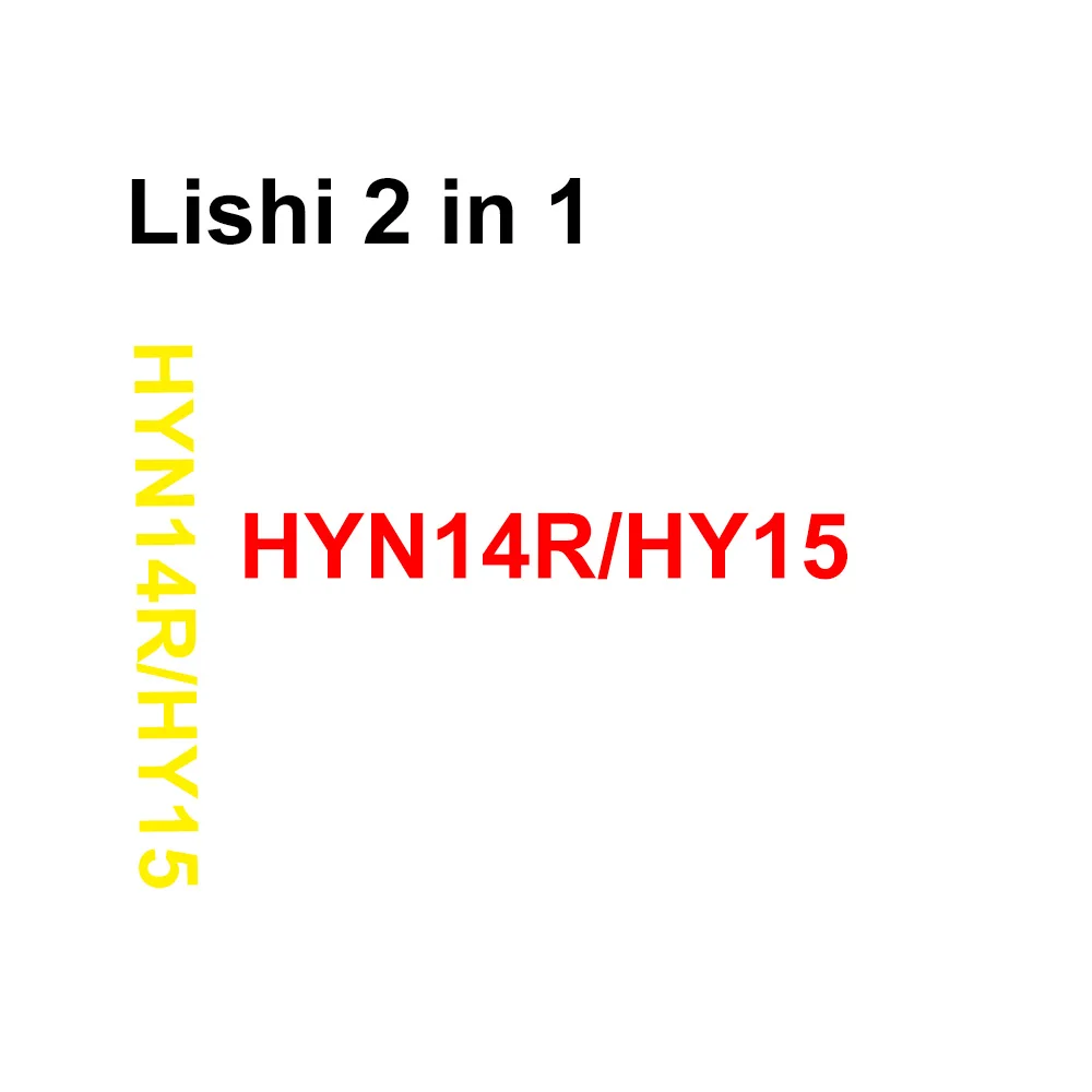 

LISHI 2-in-1 Modern Series for Kia series. K2.K3. for Mingrui for Langdong LISHI Decoder HYN14R/HY15 Locksmith