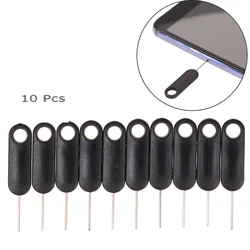 10pcs Universal Sim Card vassoio Pin espulsione rimozione ago apri espulsore per telefono cellulare generale