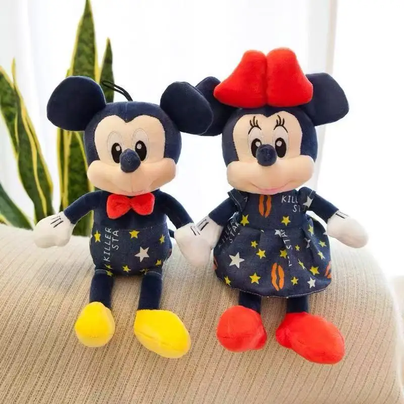 Cartoon Anime Character Mickey Plush Toys Minnie Doll Plush Hug Pillow Mickey Mouse  Room Pillow Doll Children's birthday Gifts