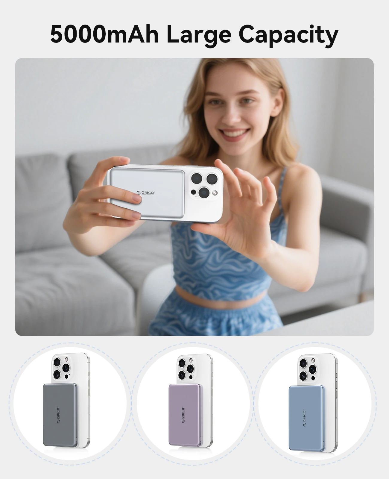 ORICO Magnetic Power Bank 15W  - Power Bank Slim 评论和价格