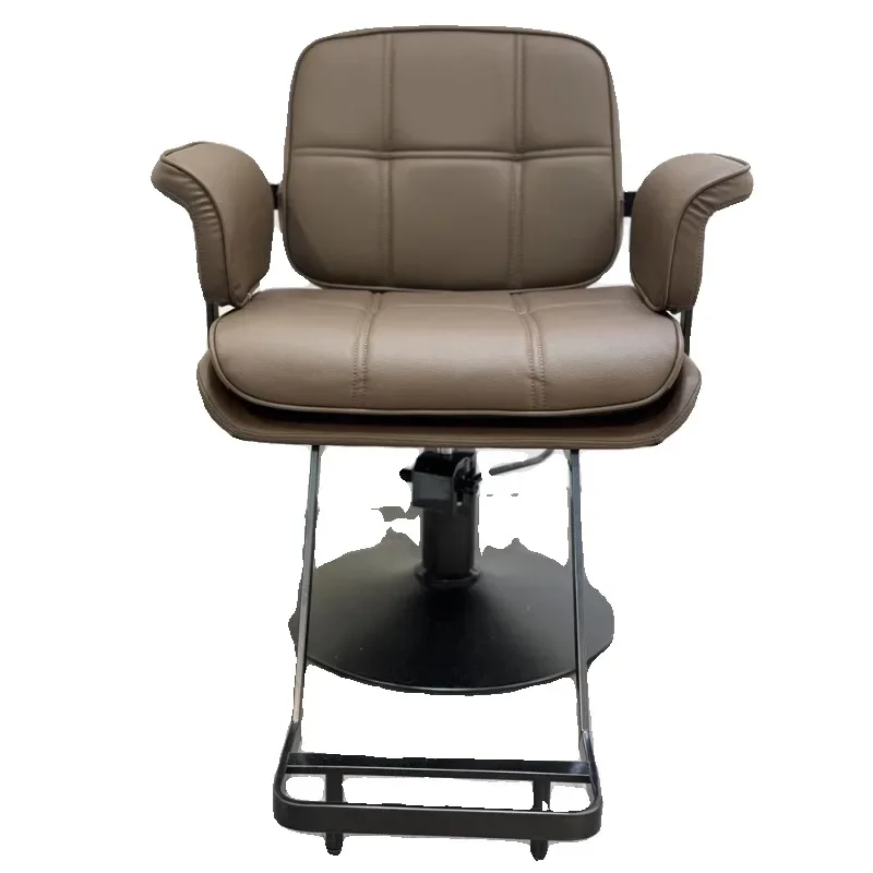 Hair Salon Barbershop Swivel Barber Chair Lift Perm Hair Dyeing Comfort Barber Chair Silla De Barbería Salon Furniture