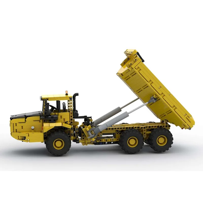 MOC-248929 New Mine Articulated Remote Control Dump Truck Building Block Model 1673 Parts Boys Children Christmas Toy Gift view 5
