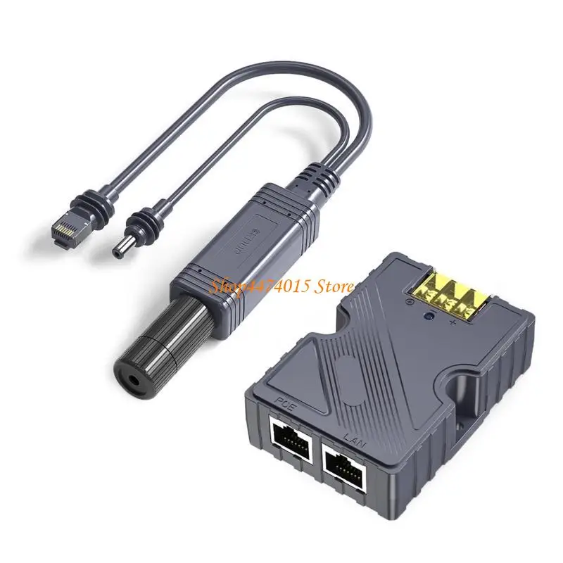 K1AA POE หัวฉีด Splitter Power Power Power Power Over Ethernet Injector สำหรับการส่งพลังงานจากดาวเทียมสำหรับ Dishy Mini