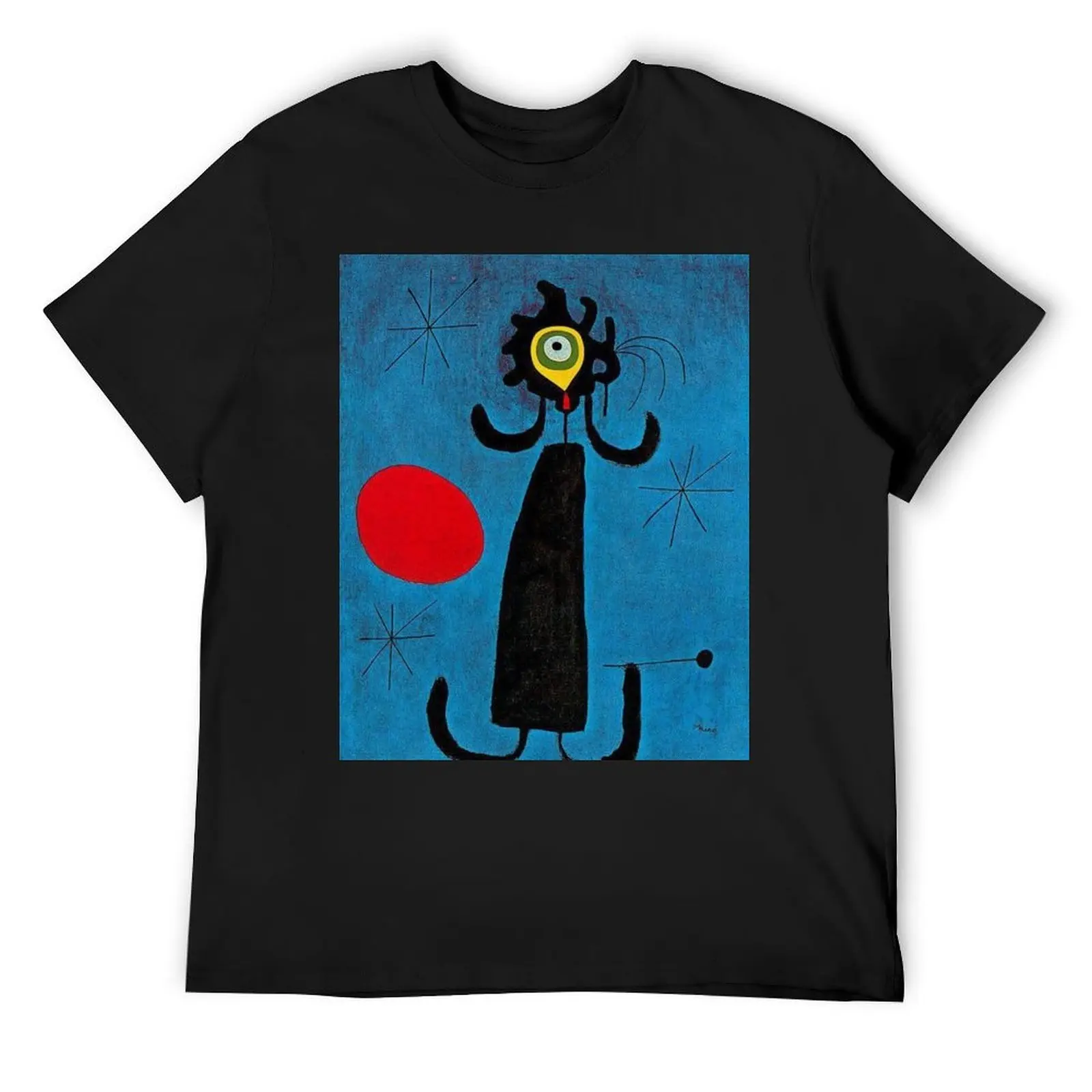 

Футболка Joan Miro Woman in Front of the Sun, дешевые вещи, большие размеры, винтажная одежда, рубашки, мужская футболка с рисунком