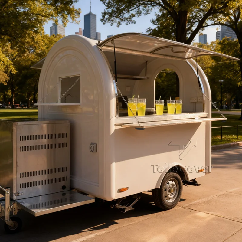 

Mobile Container Food Truck Pizza Hot Dog French Fries Tacos Hamburgers Food Carts and Fully Equipped Food Truck Trailers