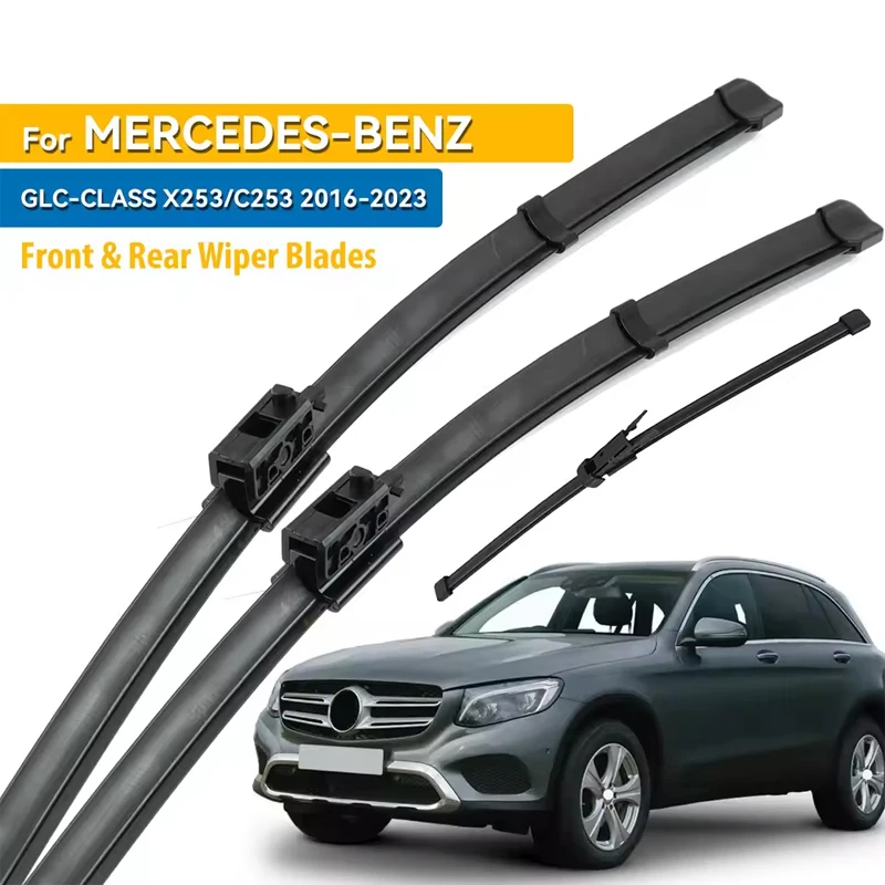 

Wiper Front & Rear Wiper Blades Set For Mercedes-Benz GLC-Class X253 2015 - 2022 Windshield Windscreen Window 22"22"12"