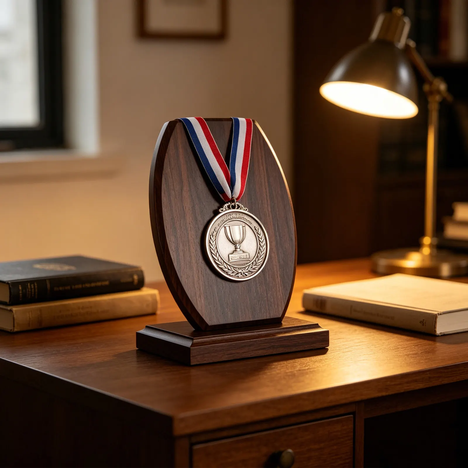 Premium Medal Display Base Adjustable Height Trophy Stand for Gold Silver Bronze Medals Corporate Event Recognition Awards