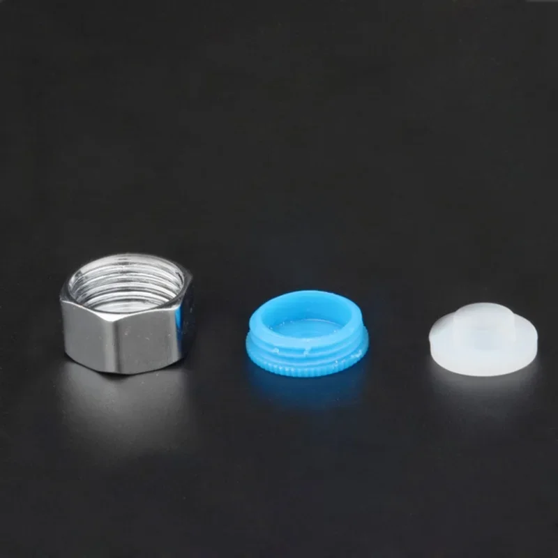 5pcs Stainless Steel Bellow Nuts Convert Jack Accessories For Natural Gas Screw Connections