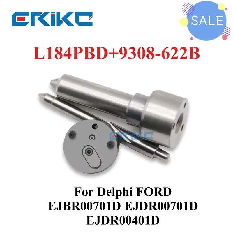 Diesel Fuel Injector Repair Kit Sprayer Nozzle L184PBD 9308-622B Valve 7135-620 for  FORD EJBR00701D EJDR00701D EJDR00401D