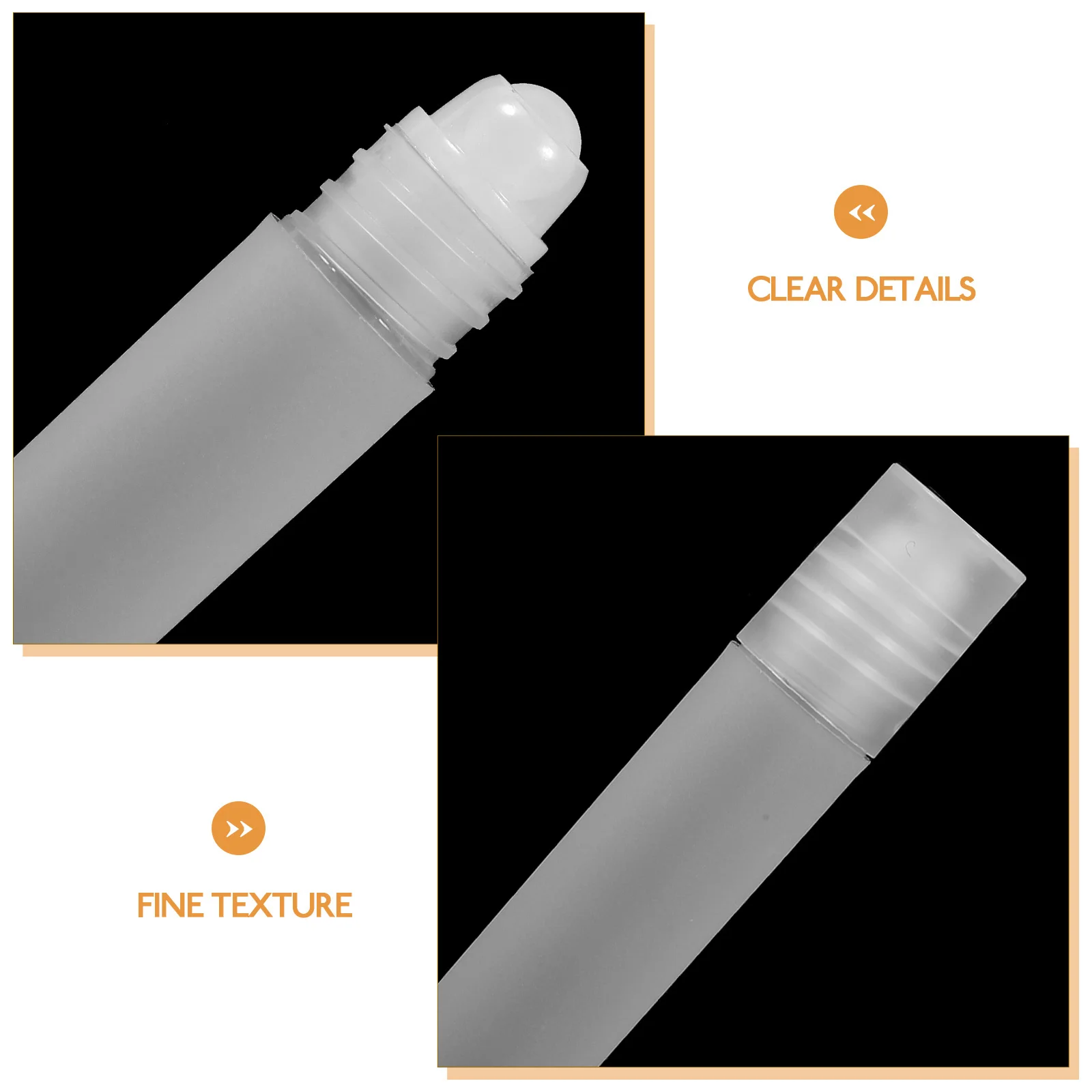 

10pcs Roller Bottles 7Ml Empty Travel Size Refillable Essential Oil Containers For Perfume Oil Storage Use