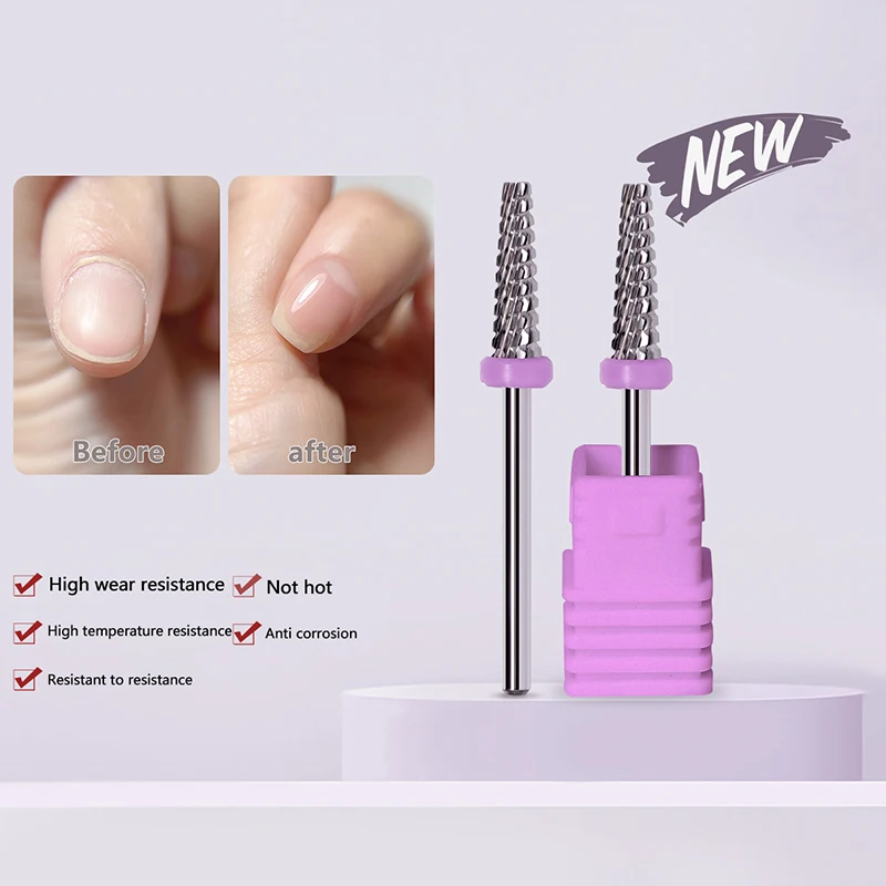 Nail Art Removing Dead Skin Polishing Head Hard Calluses And Dead Skin Nail Drill Bits Fingertip Metal Grinding Rod Sanding Ring