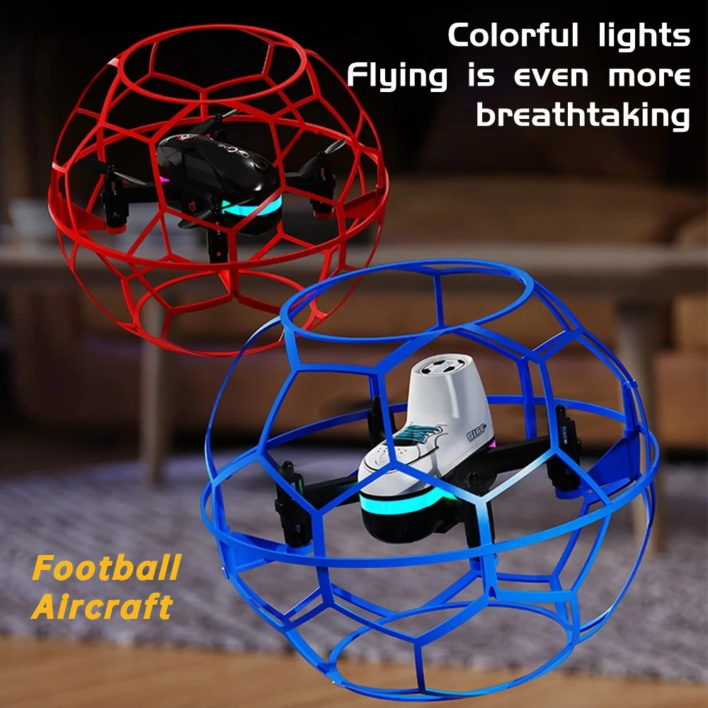 

Competitive Drone Cool and Fun Football Aircraft 360-degree Collision-free Barometric Altitude Set with Colorful Lights