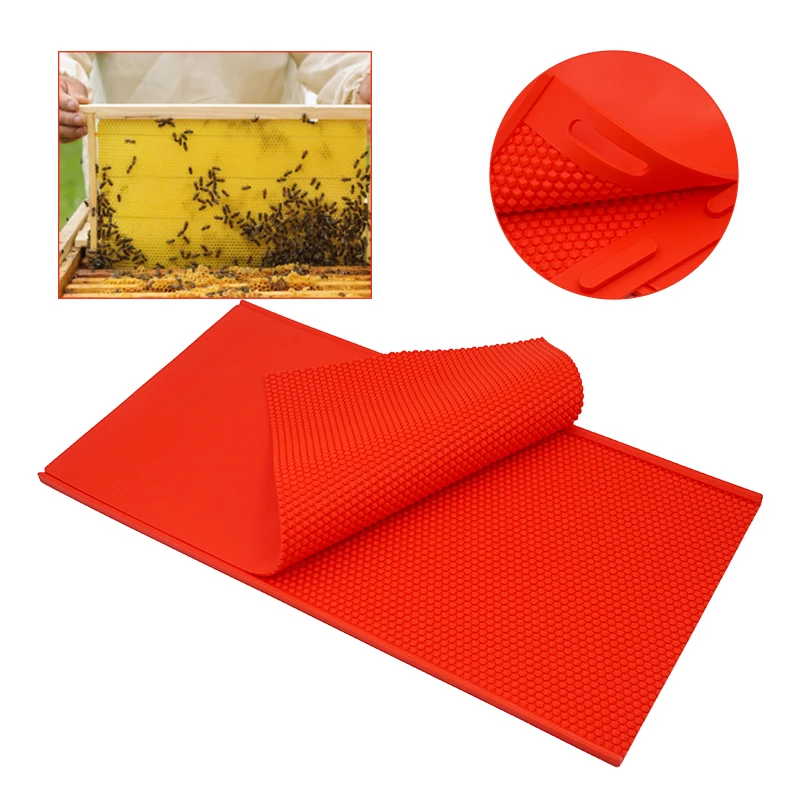 Soft Pvc Beeswax Press Sheet Mold Foundation Bee Hive Basis Press Sheet Mould Beekeeping Tools 2 Pcs/set Nest Foundation Tool