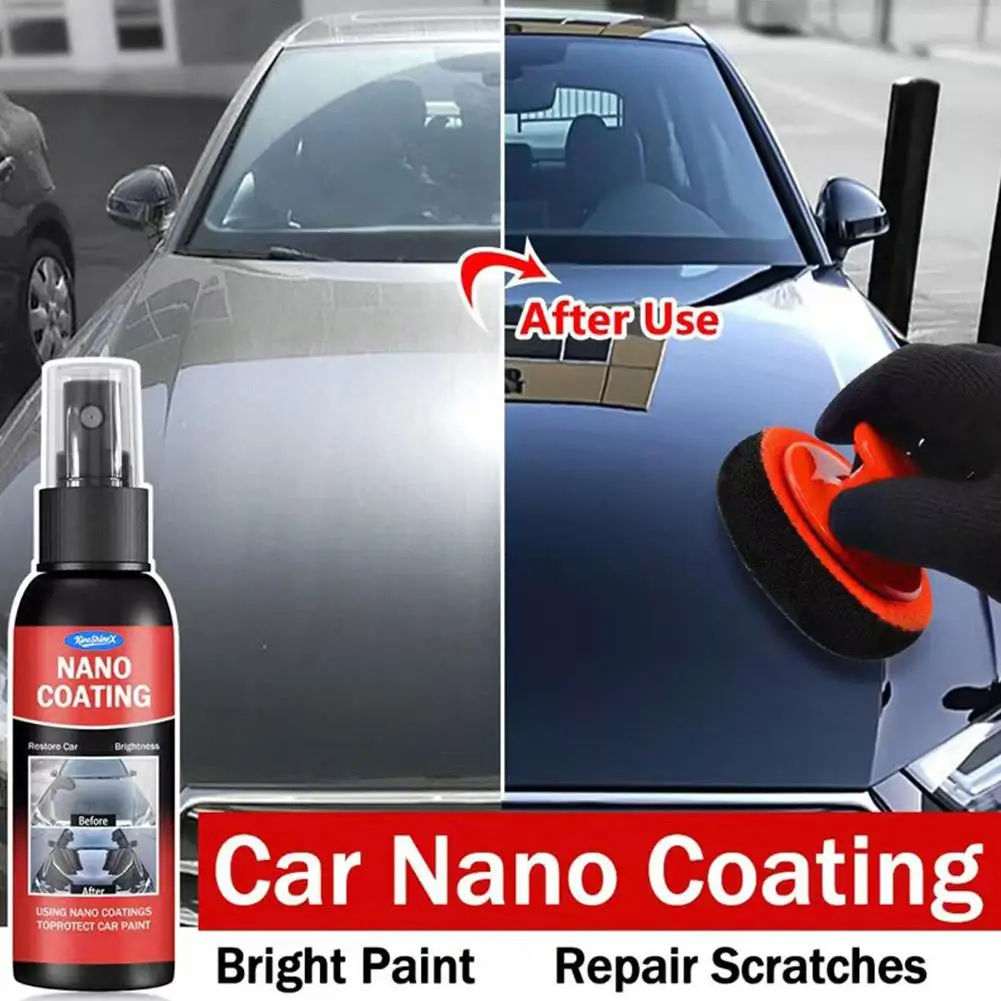 Car Nano Ceramic Coating Kit - Universal Professional Car Beauty, High Gloss Car Paint Repair Protection, Long-Lasting Gloss