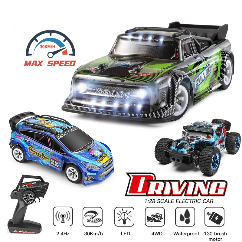 

1:28 284131 284161 2.4G Racing Mini RC Car 30KM/H 4WD Electric High Speed Remote Control Drift Toys for Children Gifts