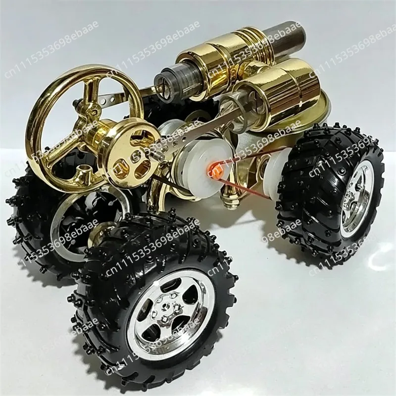 Stirling engine miniature model external combustion power trolley scientific small production experimental toy gift