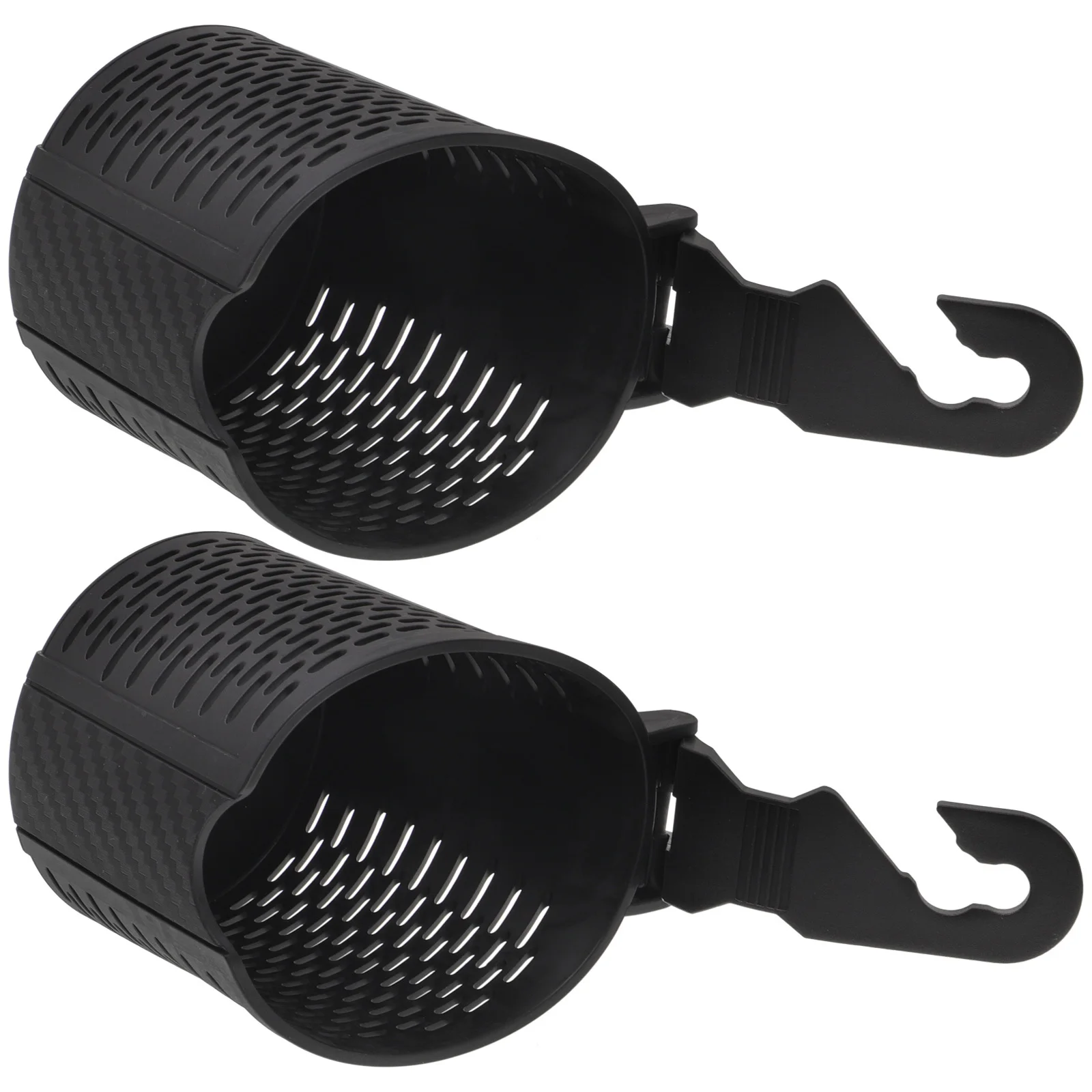 

2Pcs Car Headrest Beverage Cup Holder Premium Plastic Hanging Cup Organizer for Water Bottle Coffee Storage Vehicle-Mounted Seat