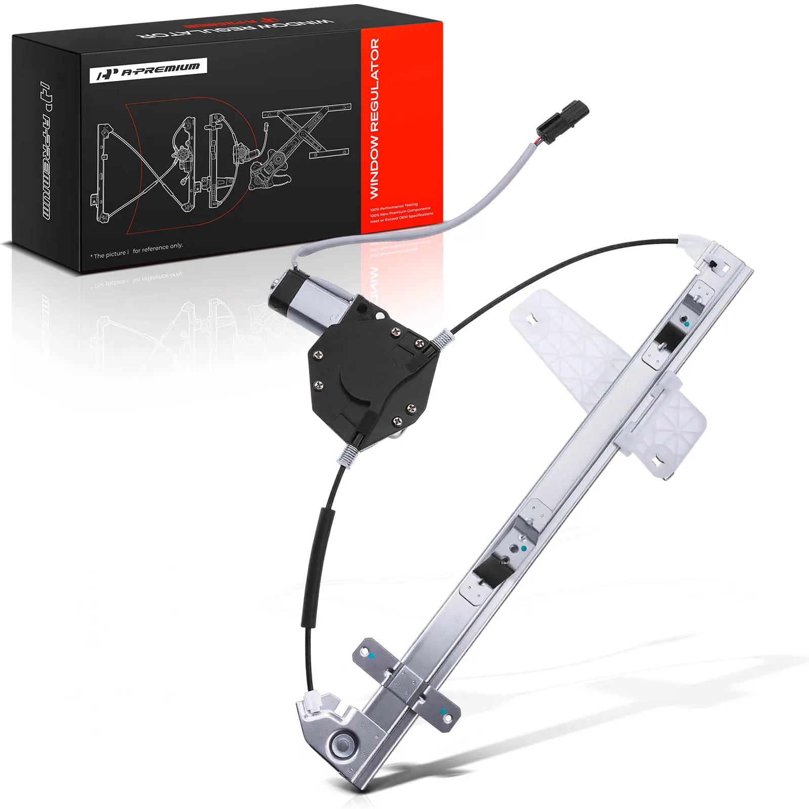 A-Premium Front Driver Side Power Window Regulator with Motor for Jeep Grand Cherokee 1999-2000