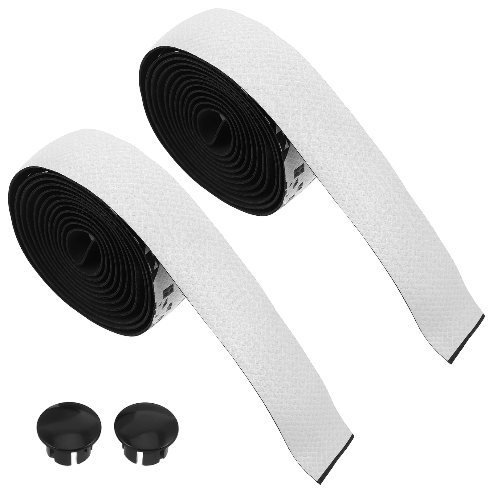 

1Pair Bike Handlebar Tape Carbon Fiber Look Premium Grip Comfort Ride for Road Folding Fixie Bicycles Handle Wrap Accessory