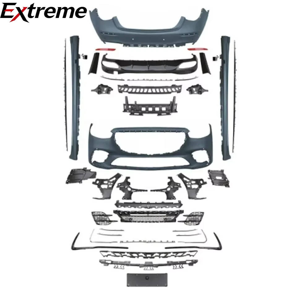 S450 Style Car Parts Auto Front Bumper Rear Diffuser Body Kit for BENZ W223 2021-2023