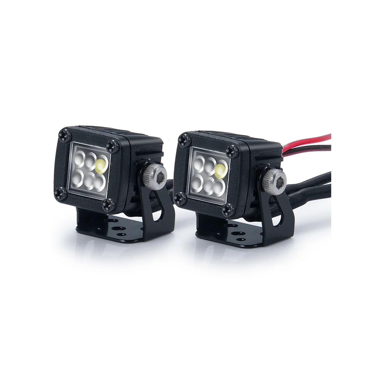 

LED Lights Bright Headlights Spotlight for 1/10 RC Crawler Car TRX4 Axial SCX10 90046 Wraith RR10 VS4-10 Redcat Gen8,A