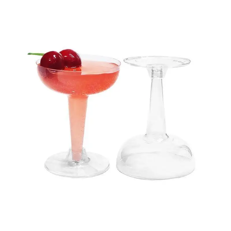 Clear Disposable Plastic Champagne Flutes 10Pcs Reusable BPA-Free Cups for Outdoor Picnic Bachelorette Parties
