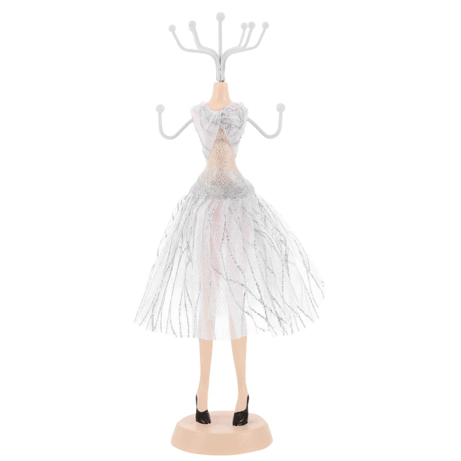 Jewelry Display Stand Fine Craftsmanship Vertical Necklace Earring Ring Holder Space Saving Design For Craft Shows Jewelry