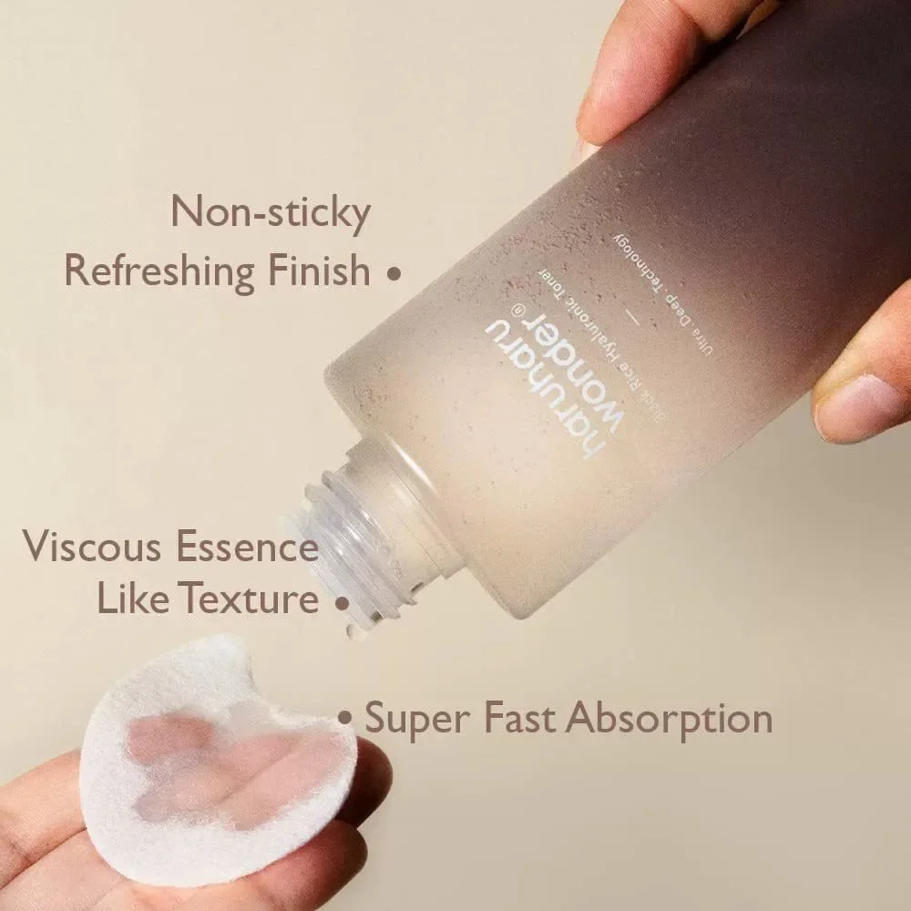 Fragrance-Free Black Rice Hyaluronic Toner for Sensitive Skin Deep Hydration Glass Skin Korean Skincare Experience
