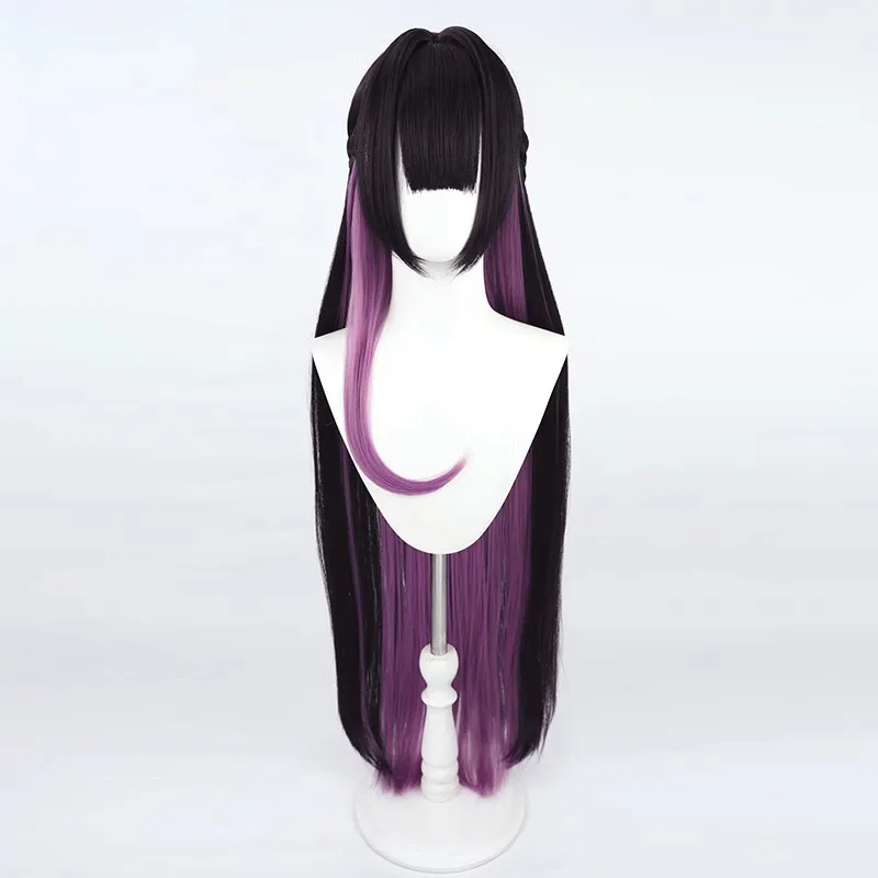 NIKKE: Goddess of Victory Mihara Cosplay Wig, Highlighted Styling with Scalp Cap Long Hair