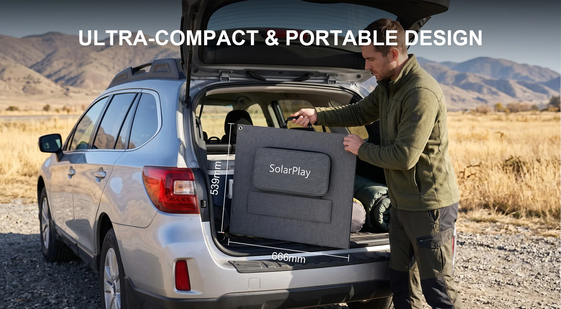 SolarPlay 400W Faltbares Solarpanel, ETFE, leicht, tragbar, IP65 wasserdicht, hocheffizienter Mono-Solarkollektor für Powerstations, Wohnmobile, Camping, Wandern und Laptop-Stromversorgung – Detail 7