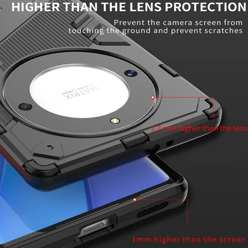 Ypm5 Schokbestendig Armor Case ForHonor 90 Lite Magic4 5X9 X9A X9B X6 X6S X8PhoneCover voor Huawei Nova 11 SE 9 Pro 8 8i Y61 Y90 Case