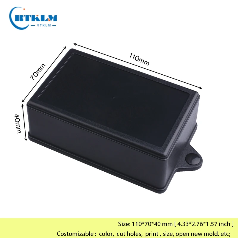 Plastic Project Cases DIY Control Box For PCB Housing Electric Junction Box Wall Mounting Plastic Enclosure 110*70*40mm