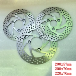 200mm 220mm Disc Brake 3 Hole 57mm 70mm Motorcycle Universal Front Rear Wheel electric bicycles Disk Brake Caliper