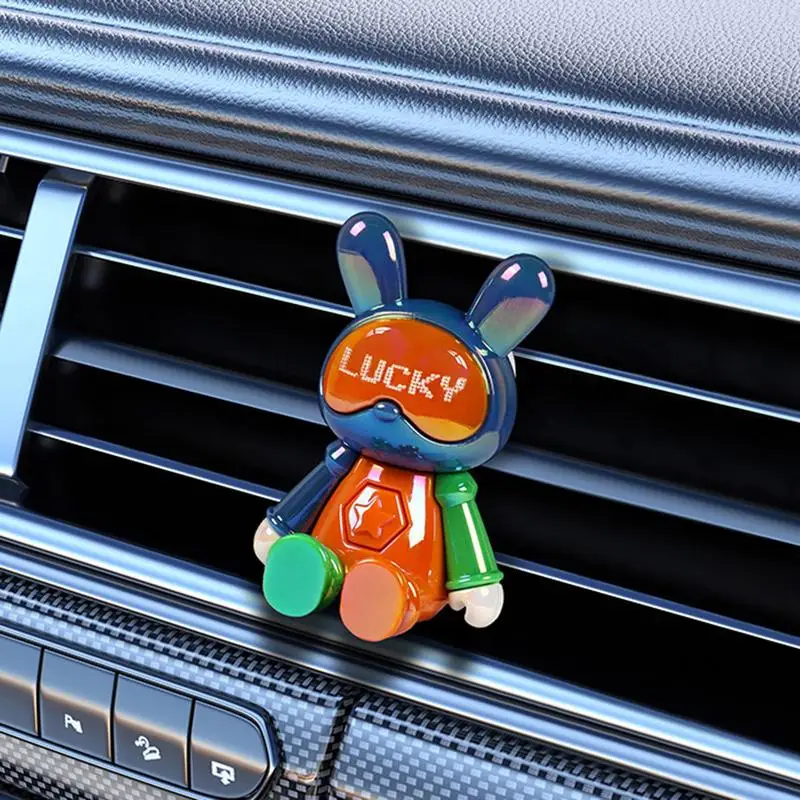 Car Aromatherapy Oil Diffuser Cartoon Rabbit Shape Car Diffuser Aromatherapy Oil Diffuser For Birthday New Year Christmas Easter