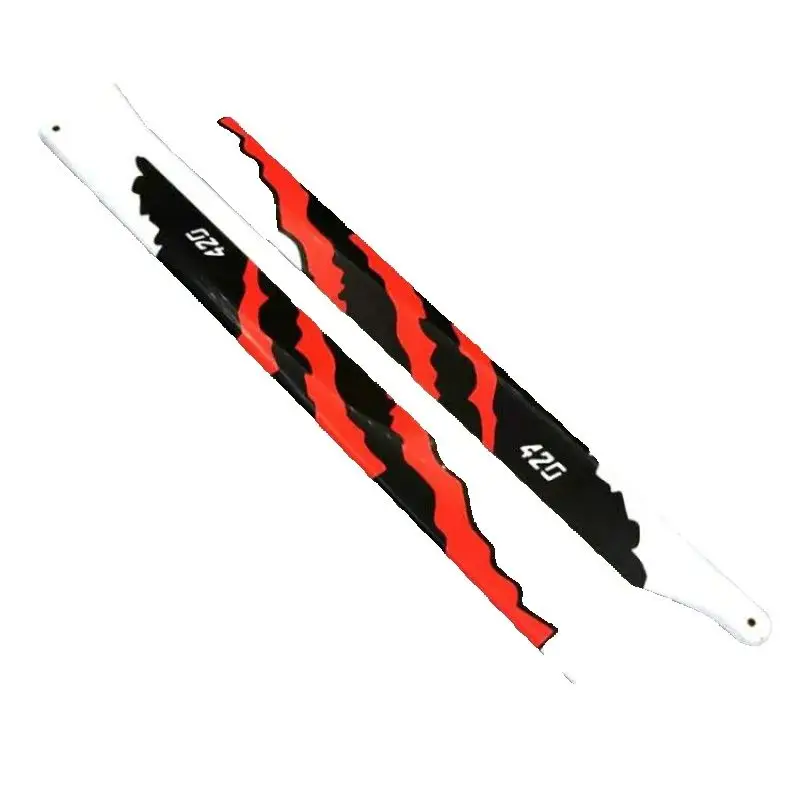 3 Colors DIY RC Model Hobby 420mm Carbon Fiber Main Rotor blade for ALZRC Devil 420 RC Helicopter