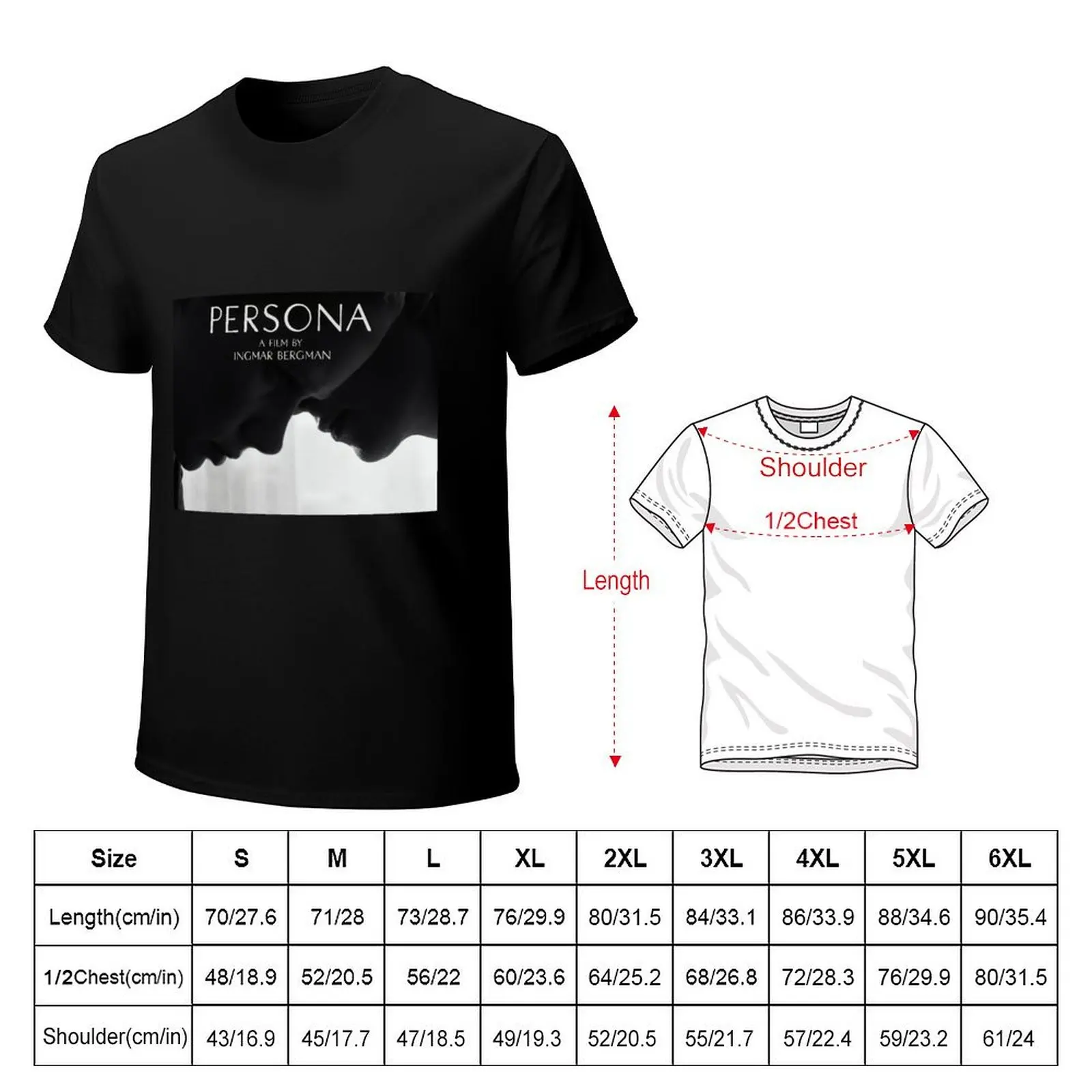 Persona T-Shirt plain vintage clothes quick-drying mens champion t shirts