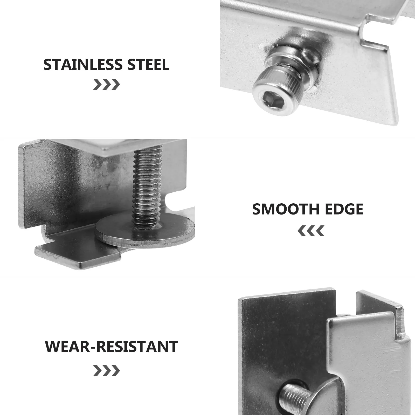 

4Pcs Glass Bed Clips Adjustable Steel Screw Clamps 3D Printer Accessories Heating Bed Plate Clamps 3D Printer Parts