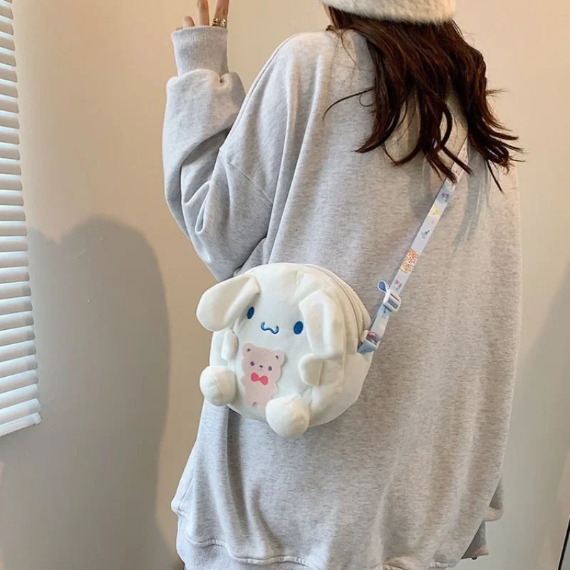 Sanrio New Clow M Messenger Bag Large Capacity Casual Cute Cartoon Lightweight Single-Shoulder Bag