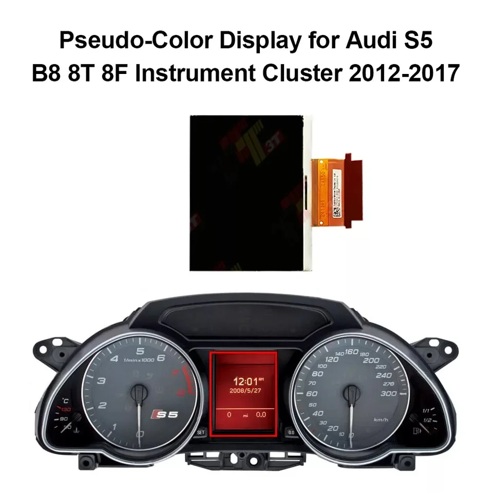 Pseudo-Color Display for Audi A4/S4/RS4, A5/S5/RS5 and Q5/Q7 Instrument Cluster