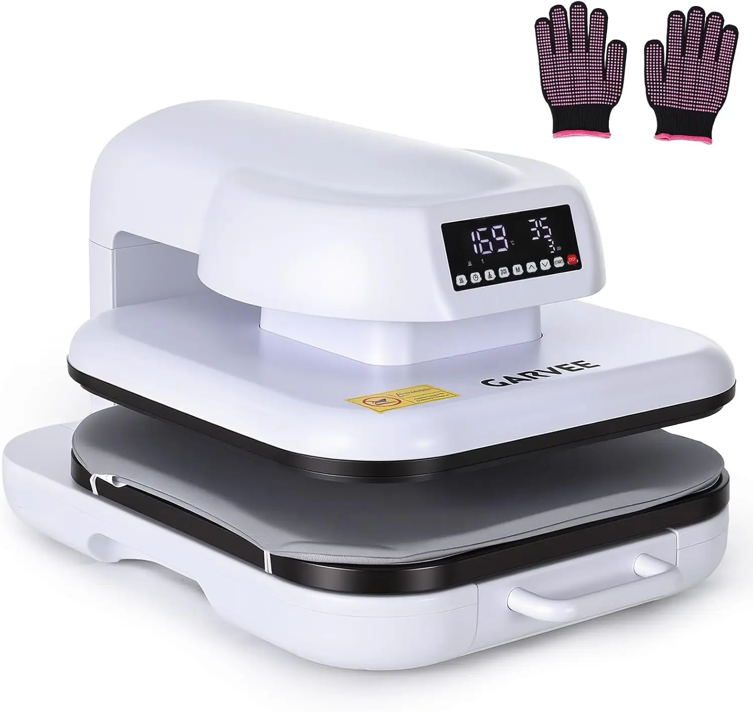 

Auto Heat Press Machine - Smart Press Machine for t Shirts with Adjustable Pressure -15x15'' Professional Heat Press