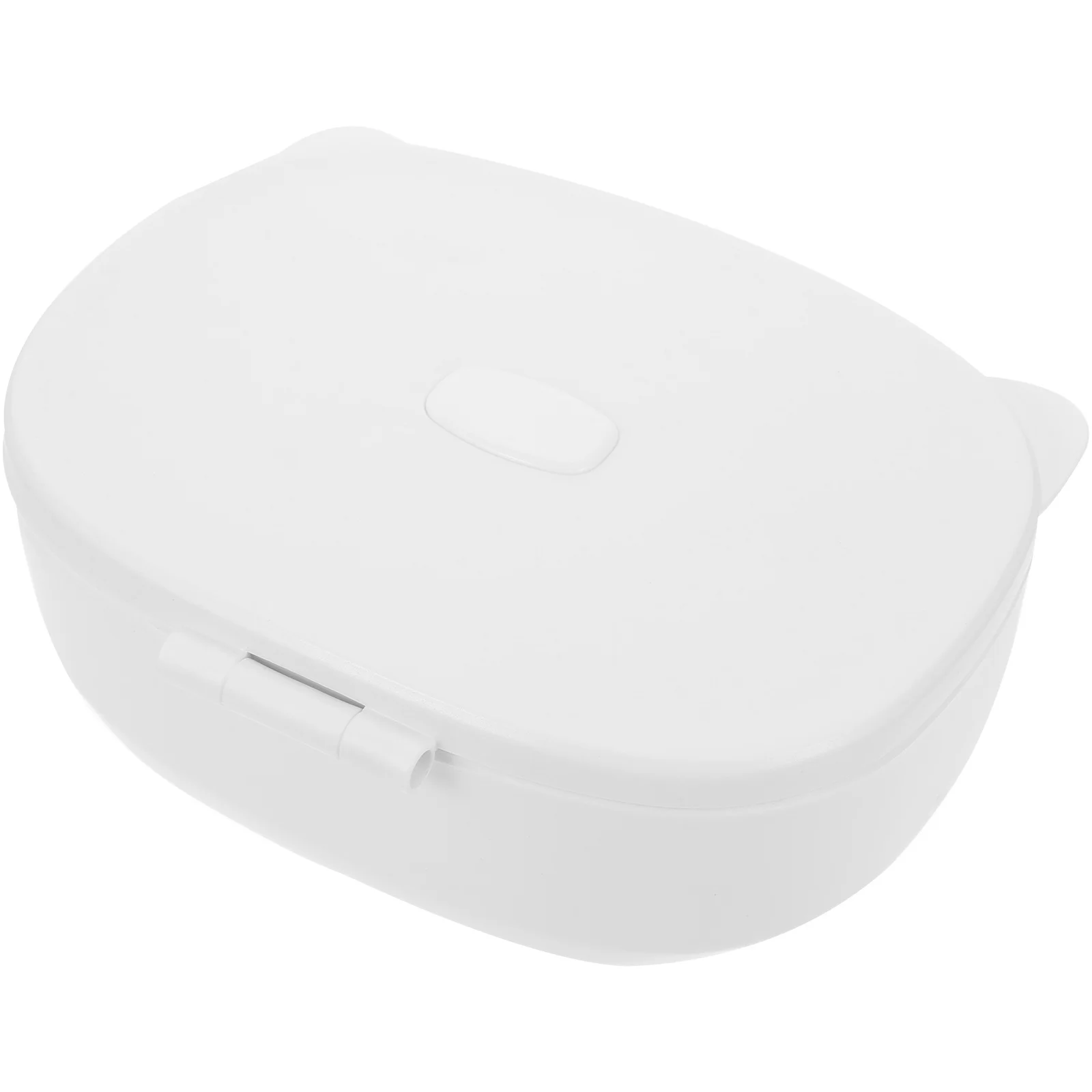 

Cat Ear Makeup Mirror Organizer Multifunctional Desktop Storage Box Lipstick Holder Nail Polish Case Cartoon