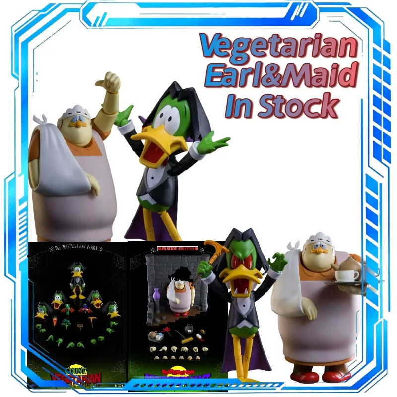 

【In Stock】HAPPY CHILDHOOD Vegetarian Earl Adventures of The Strange Duck Action Figure Toy Collection Gift