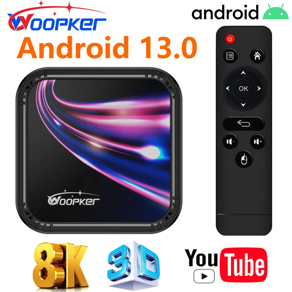 

K52 Android 13 Smart TV Box Rockchip RK3528 4G64G Support 8K Video BT5.0 Wifi6 Dual Wifi Media Player YouTube 2G16GB Set Top Box