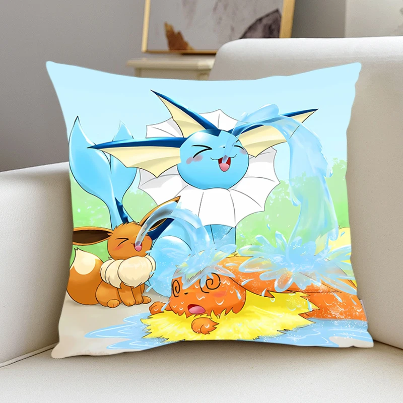 

Pillow Cover V-Vaporeon Birthday Wedding Gifts 50x50 Cushions Covers Dakimakura Throw Pillows iving room Pillowcase Girl gift