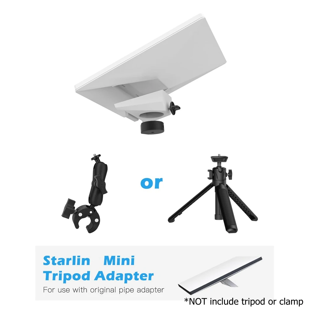 1/4 Screw Tripod Adapter for 2024 Starlink Mini Aluminum Pipe Adapter Non-slip Anti-loosening For Starlink Mini Accessories