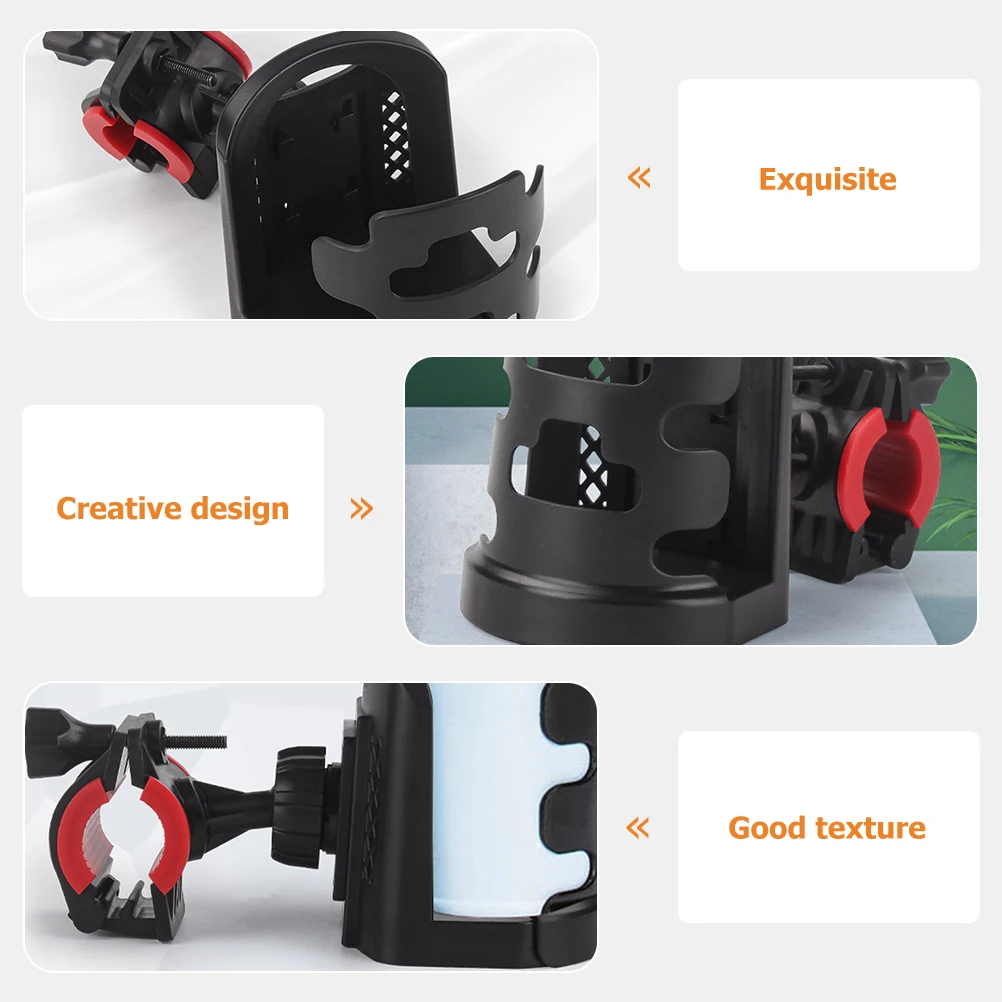 

Plastic Cup Holder for Bike Water Bottle Mount Drinks Cycling Stand Motorcycle Stable Grip Easy Install Suitable Most Bottles